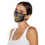 Mondkapje Gold Skull